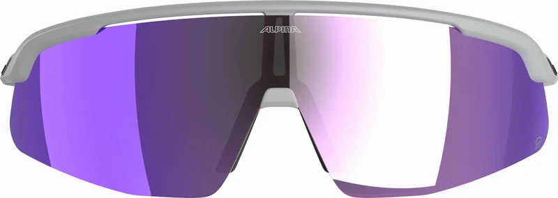 Alpina Turbo Pro S Q Sportbrille smoke-grey matt/mirror pink one size