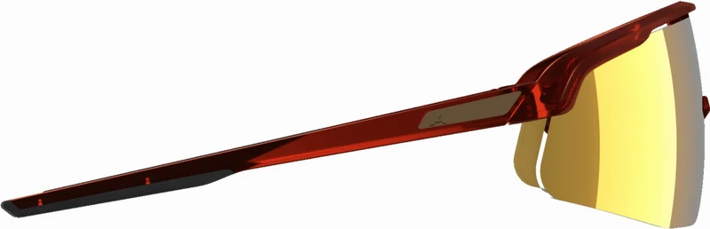 Alpina Turbo Pro S Q-Lite Sportbrille red transparent matt/mirror gold one size