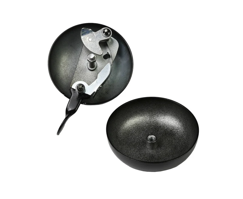 Fahrradklingel Ding-Dong 80 mm Mattschwarz – Kräftiger Klang, einfach zu montieren