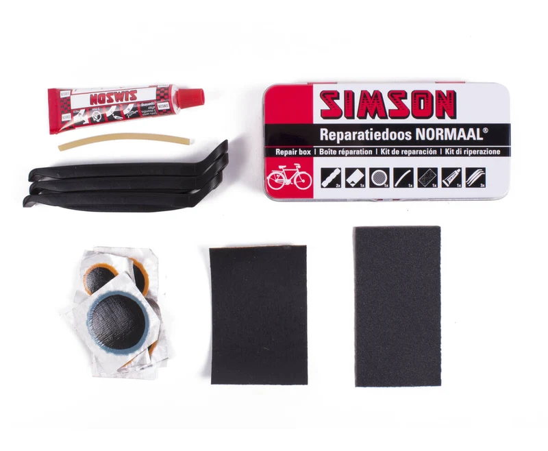 Simson Reparaturset - 12 Flicken, ideal für die Fahrradreifenreparatur
