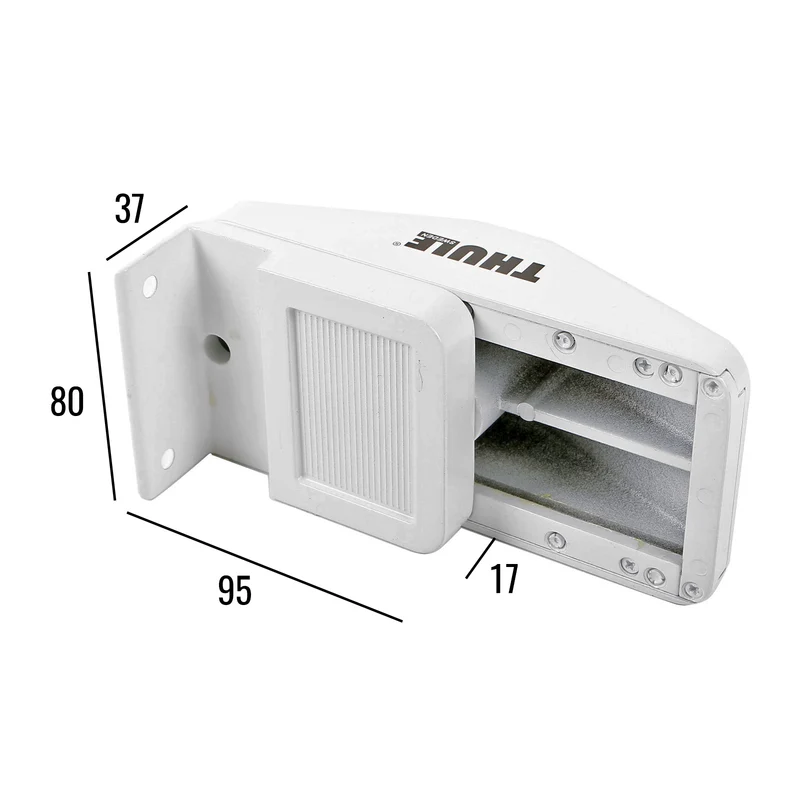 Thule Diebstahlsicherung für Wohnwagen & Wohnmobil, Stahl, 8x17x6 cm