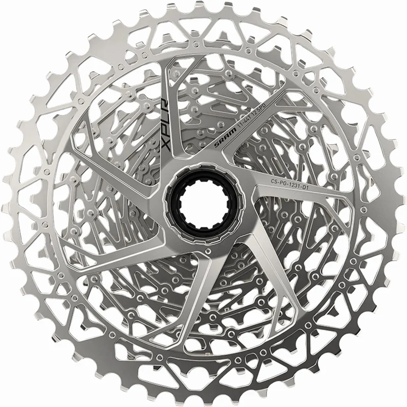 SRAM PG-1231 Kassette 12-fach 11-44 Zähne, HG-Body, silber