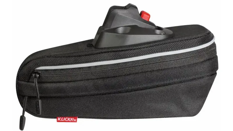 KLICKfix Bikepack Sport Expandable Satteltasche schwarz 2 L