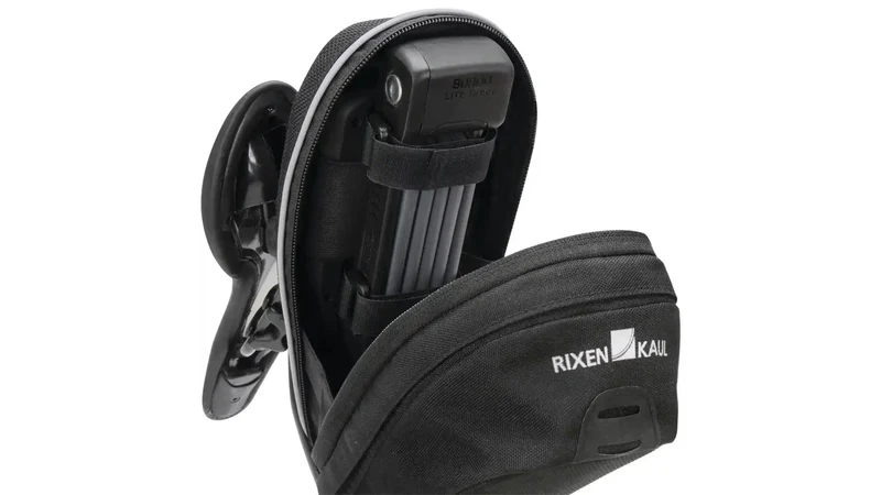KLICKfix Bikepack Sport Expandable Satteltasche schwarz 2 L