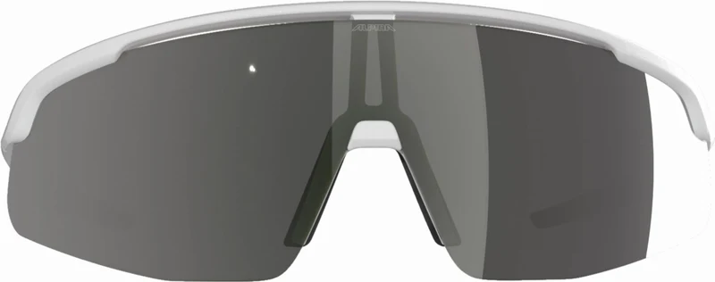 Alpina Turbo Pro S Q-Lite Sportbrille white gloss/mirror silver one size