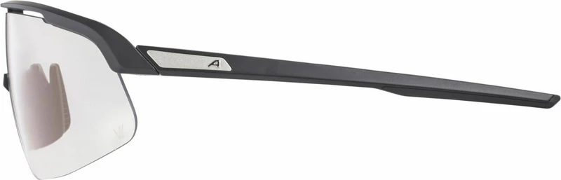 Alpina Turbo Pro S V Sportbrille black matt/vario blue mirror one size