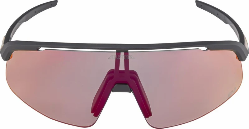 Alpina Turbo Pro S QV Sportbrille black matt/mirror rainbow one size