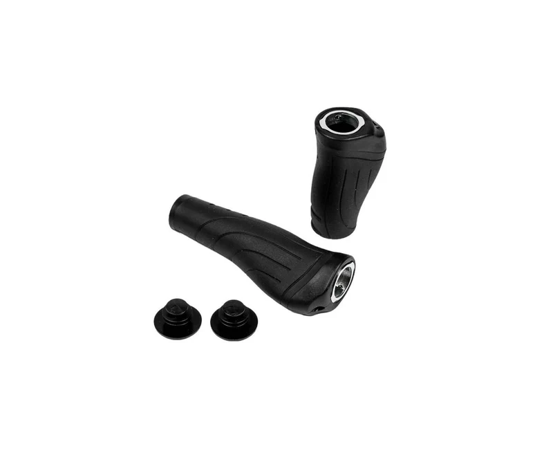 Fahrradgriffe 95/140mm - TPE+PP, Ø22,2mm, inkl. 2 Lenkerstopfen