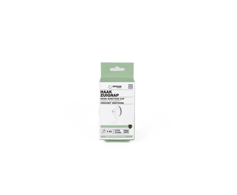 Haken Ø55 mm Saugnapf, max. 6 kg – Ideal für Küche & Bad