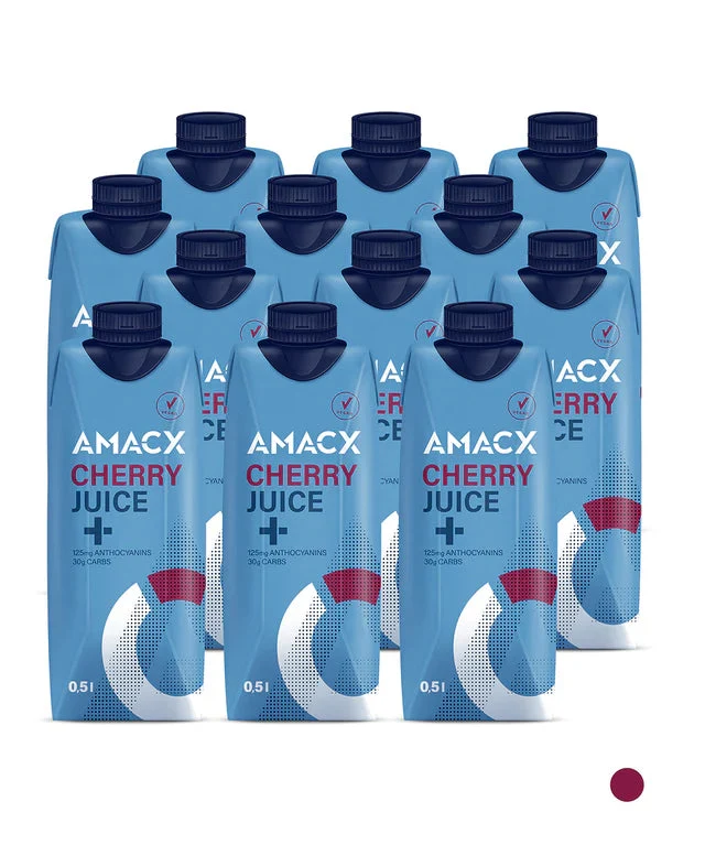 Kirschsaft Regeneration Amacx Recovery Cherry Juice+ Box 12stk Blau