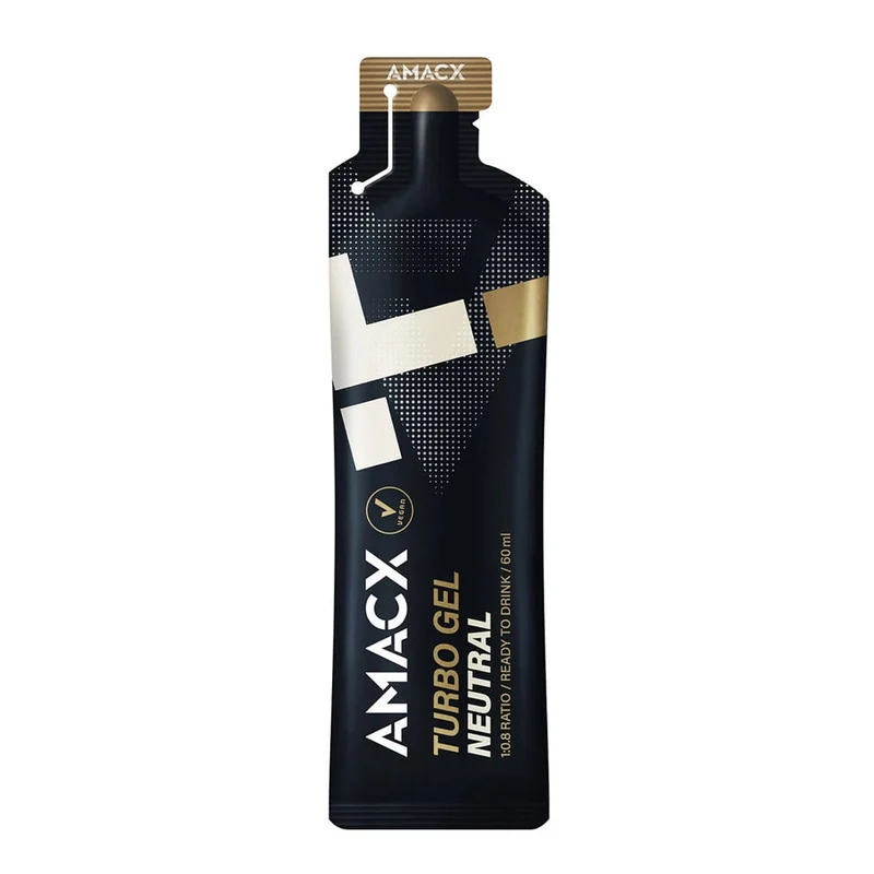 Energiegele Amacx Turbo Gel Neutral Box 12stk Schwarz
