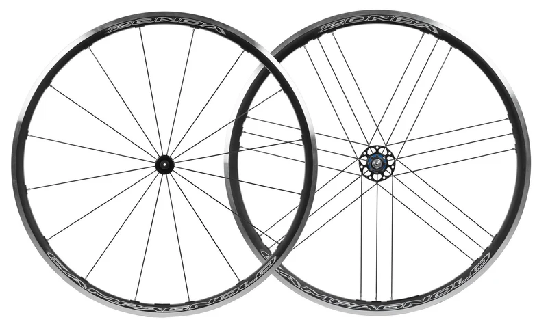 Laufradsatz Campagnolo Zonda C17 Reifen Shimano Schwarz