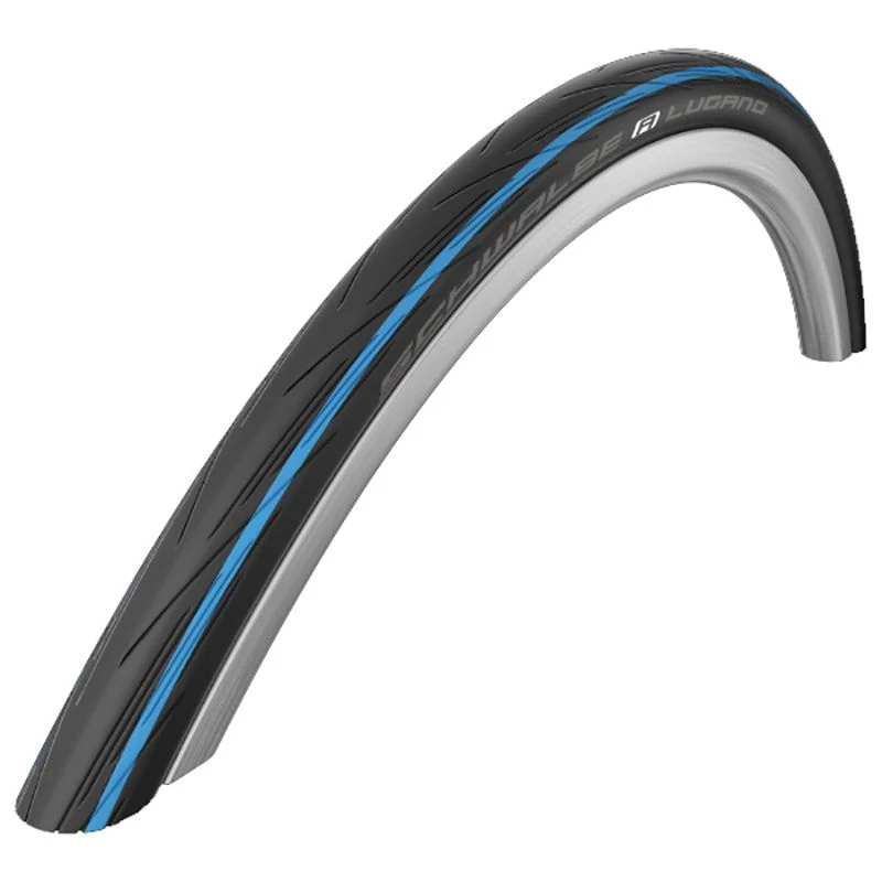 Reifen Schwalbe Lugano II HS471 Active Line K-Guard SiC Starr Schwarz/Blau