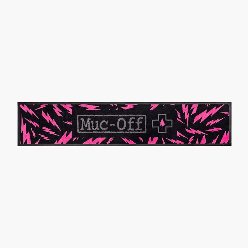 Muc-Off Saugmatte 2000x400mm Schwarz/Pink