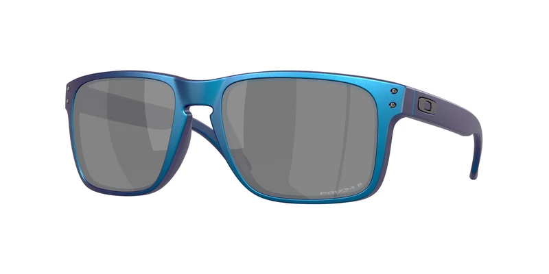 Oakley Holbrook XL Sonnenbrille Schillerndes Blau Cyan Matt Gläser Prizm Black Polarized