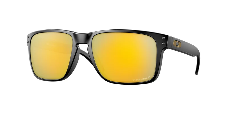 Oakley Holbrook XL Sonnenbrille Schwarz Matt Gläser Prizm 24K Polarized