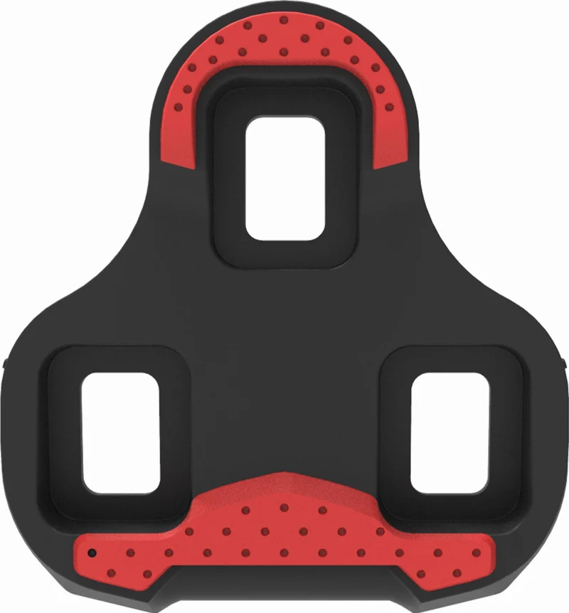 Acid Cleats KEO 9°, passend für Kéo; kompatibel mit Rennradschuhen inkl. Befestigungsschrauben black 'n' red