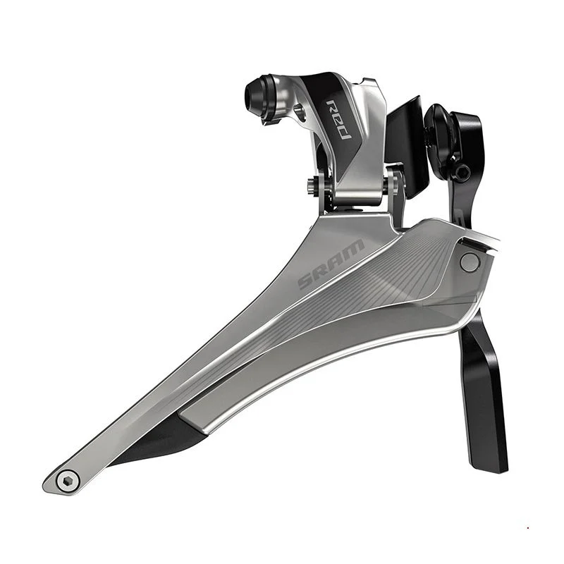 SRAM RED 2x11s Umwerfer Braze-On Yaw Mit Kettenfänger Schwarz