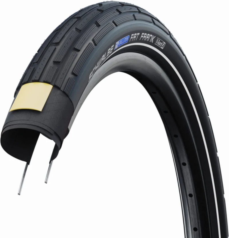 Schwalbe Fat Frank K-Guard, Tube Drahtreifen 28", Green, TwinSkin schwarz/reflex 50-622