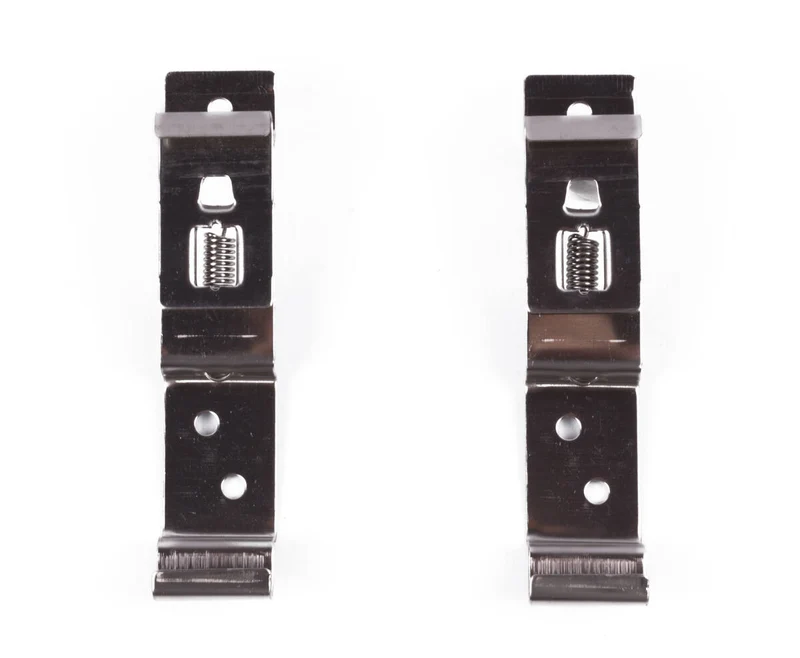 Edelstahl-Kennzeichenhalter-Set 2-tlg. für Autos und Anhänger