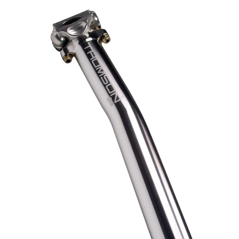 Sattelstütze Thomson Elite 410mm 16mm Versatz Aluminium Silber