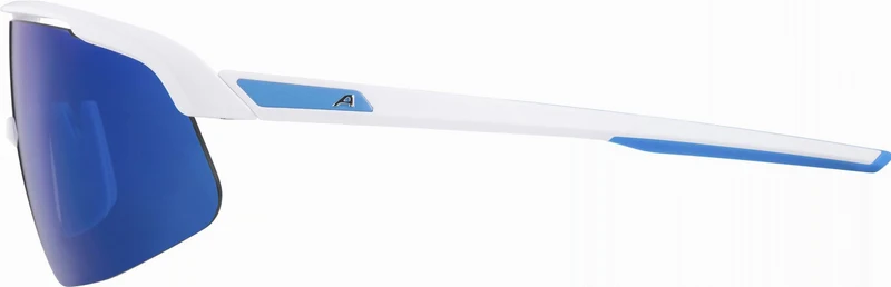 Alpina Turbo Pro Youth Jugendbrille white matt/mirror blue one size