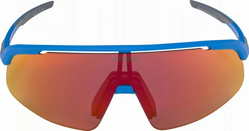 Alpina Turbo Pro Youth Jugendbrille blue matt/mirror red one size
