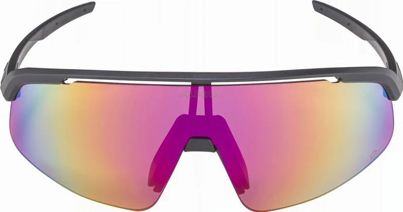 Alpina Turbo Pro S Q-Lite Sportbrille black met mat/mirror pink one size