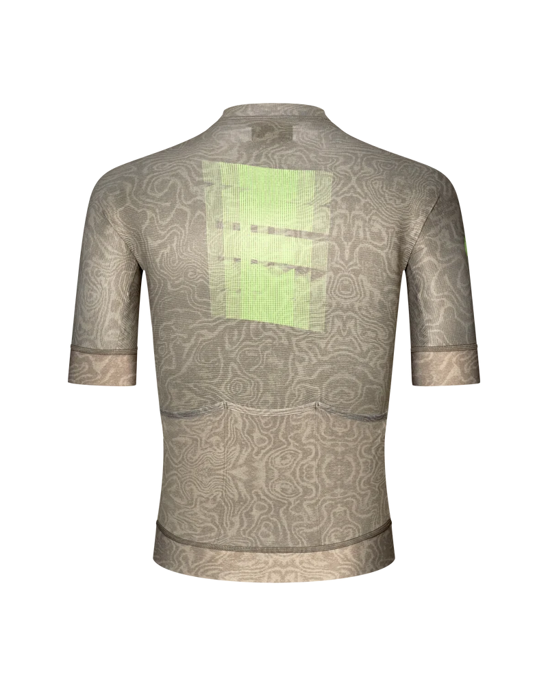 Pas Normal Studios Kurzarm Trikot Mechanism Logo Herren AOP RTN Earth