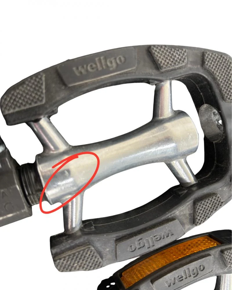 Retoure: Wellgo QR Anti-Rutschpedale 80 x 93 mm abnehmbar