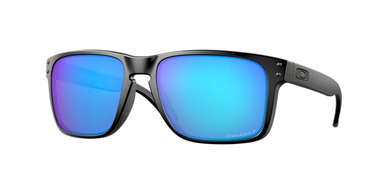 Oakley Holbrook XL Sonnenbrille Schwarz Matt Gläser Prizm Sapphire Polarized