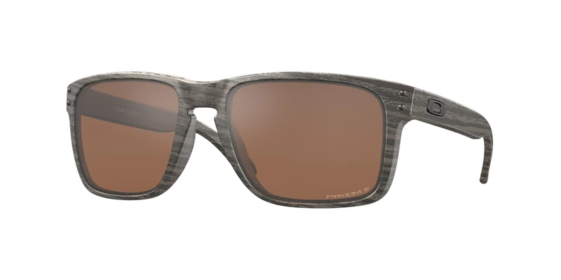 Oakley Holbrook XL Sonnenbrille Woodgrain Gläser Prizm Tungsten Polarized