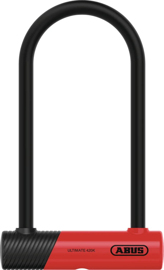 Abus Bügelschloss Ultimate 420K/170HB230 USH Schwarz/Rot