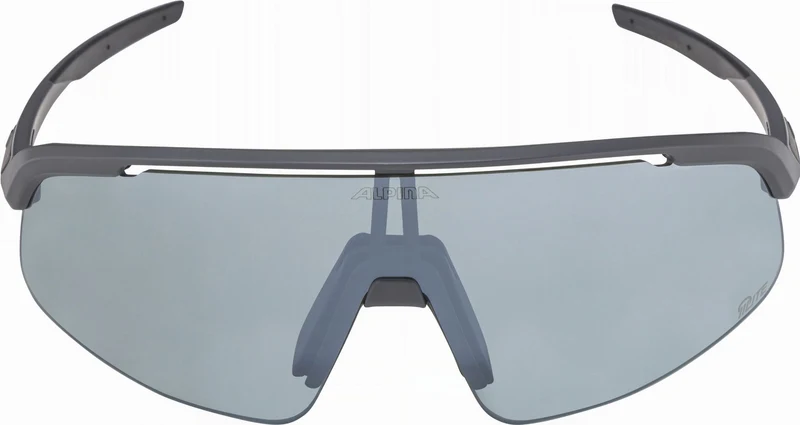 Alpina Turbo Pro S Q-Lite Sportbrille midnight-grey matt/mirror silver one size