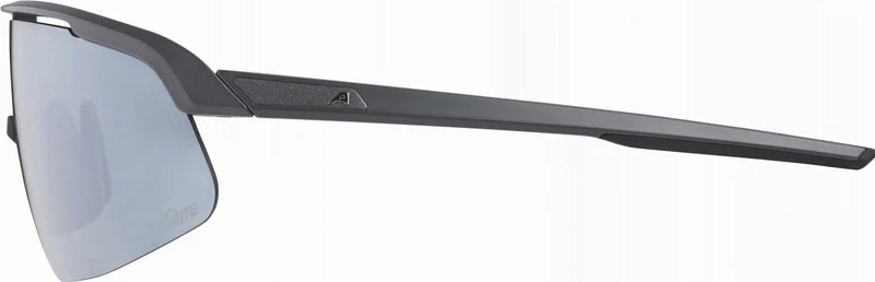 Alpina Turbo Pro S Q-Lite Sportbrille midnight-grey matt/mirror silver one size