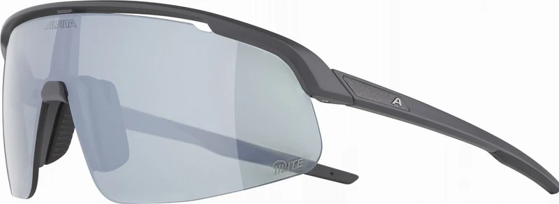 Alpina Turbo Pro S Q-Lite Sportbrille midnight-grey matt/mirror silver one size