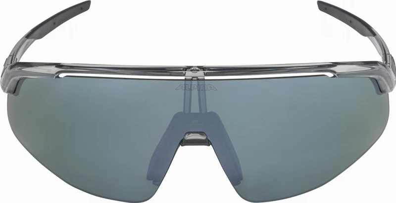 Alpina Turbo Pro Q-Lite Sportbrille grey transparent/mirror silver one size