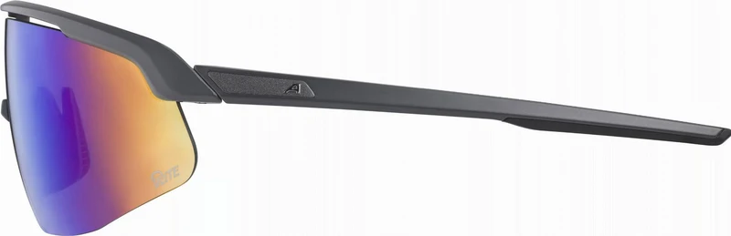 Alpina Turbo Pro Q-Lite Sportbrille midnight-grey matt/mirror green one size