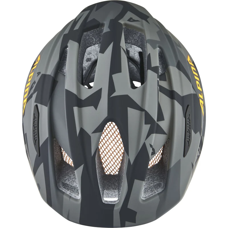 Alpina Pico Flash Kinder-Helm black-camo orange gloss 50-55 cm