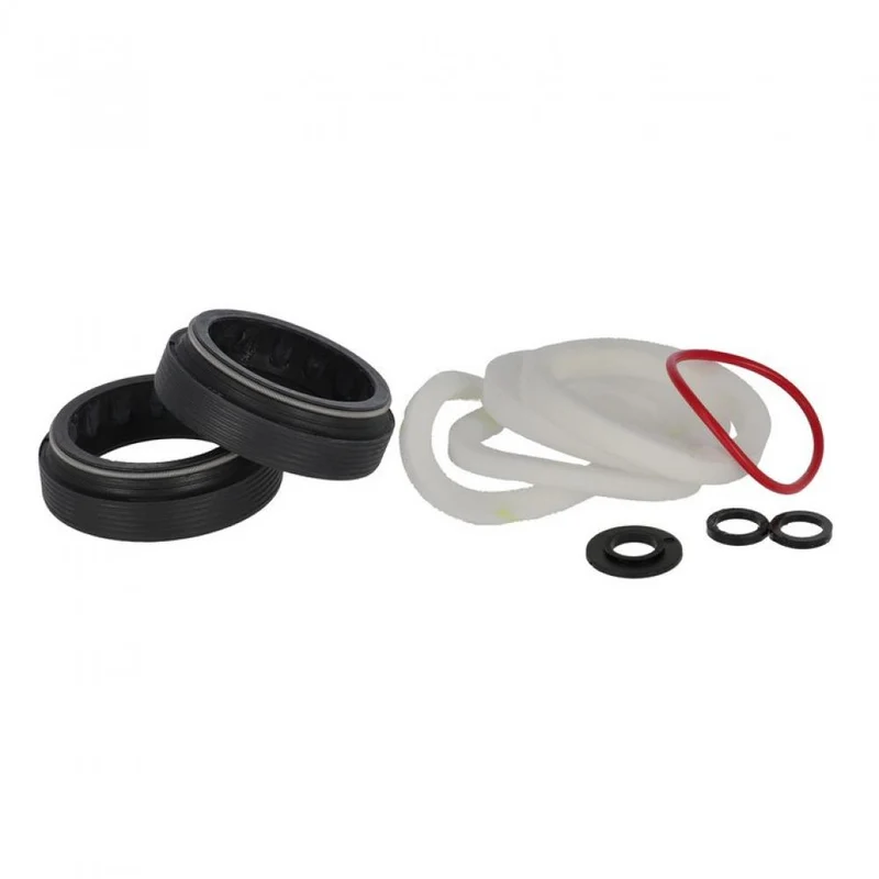 RockShox Gabel Dust Wiper Upgrade Kit 35mm, schwarz, flanschlos, ultra-reibungsarm, kompatibel mit Pike, Lyrik B1, Yari, Revelation, BoXXer, Domain, 35G, SID 35mm, inkl. Dust Wipers, 4mm & 6mm Schaumstoffringe