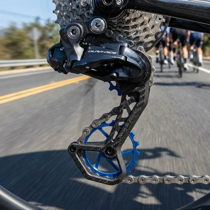 Nova Ride CCD EVO 12s Schaltwerkskäfig Blau - Shimano Ultegra/Dura-Ace 12-fach