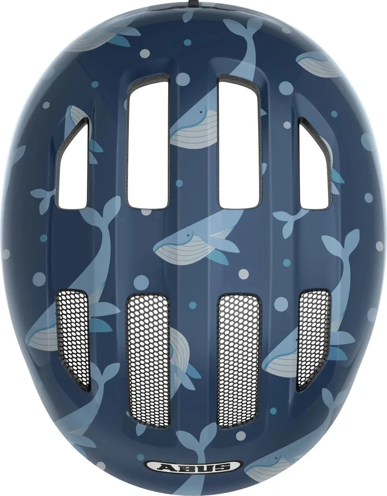 Abus Smiley 3.0 Kinderhelm Blue Whale