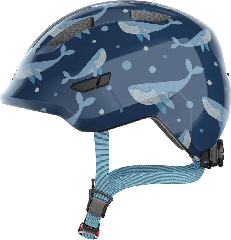 Abus Smiley 3.0 Kinderhelm Blue Whale