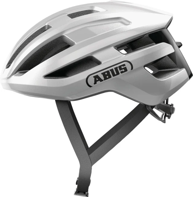 Abus Powerdome Rennradhelm Gleam Silver