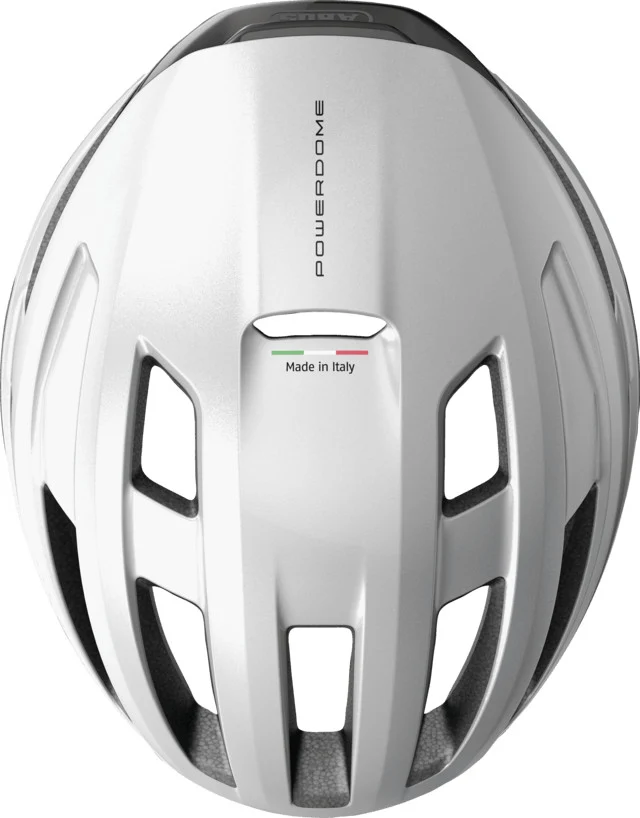 Abus Powerdome Rennradhelm Gleam Silver