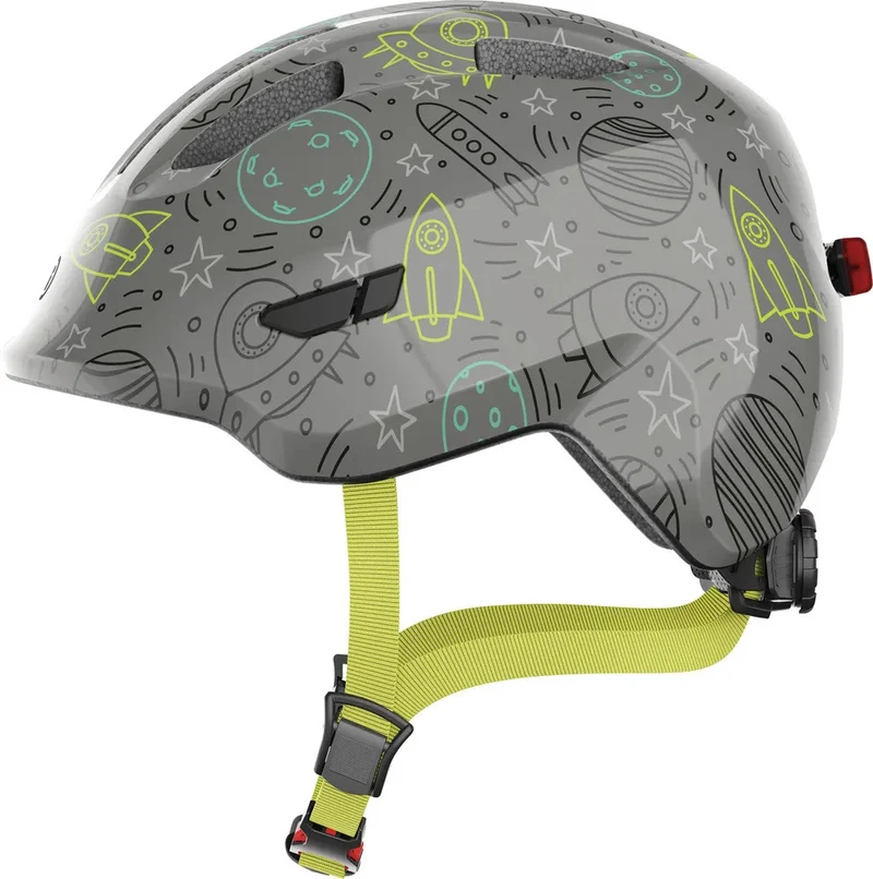 Abus Smiley 3.0 LED Kinderhelm Grey Space