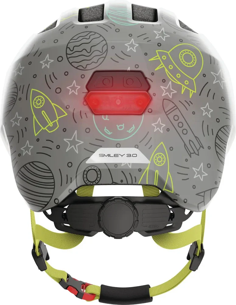 Abus Smiley 3.0 LED Kinderhelm Grey Space
