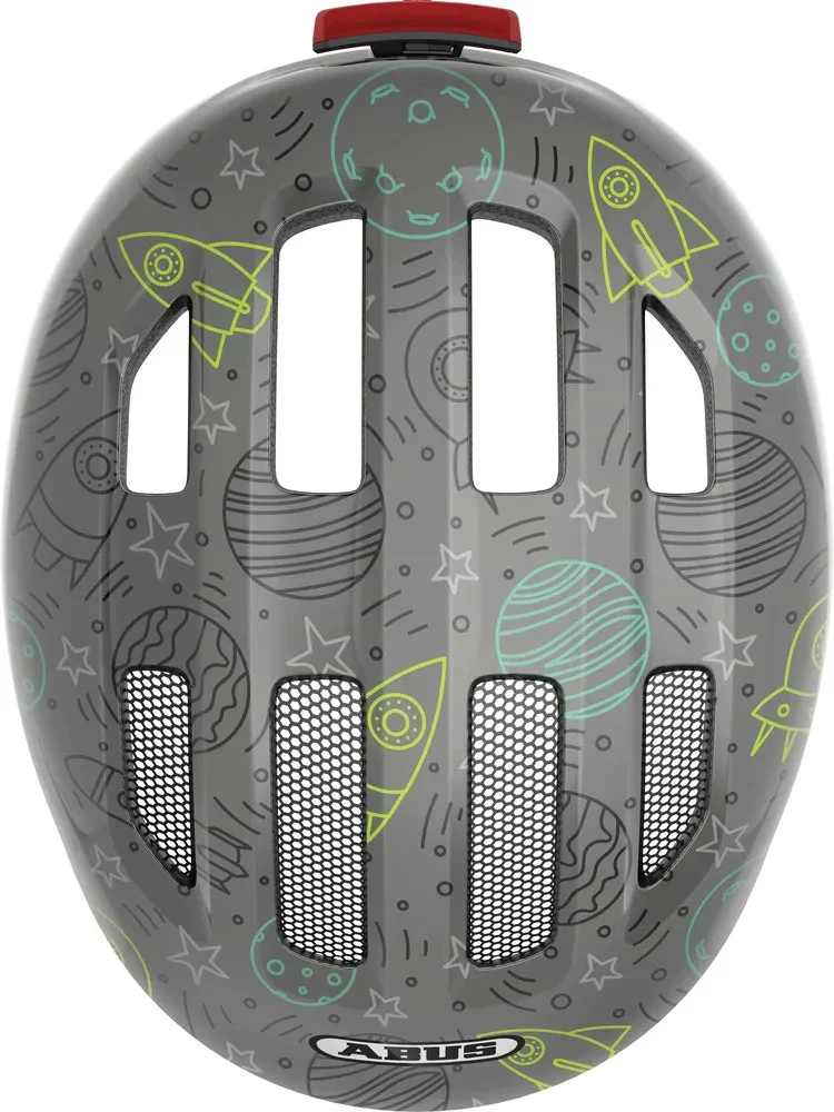 Abus Smiley 3.0 LED Kinderhelm Grey Space