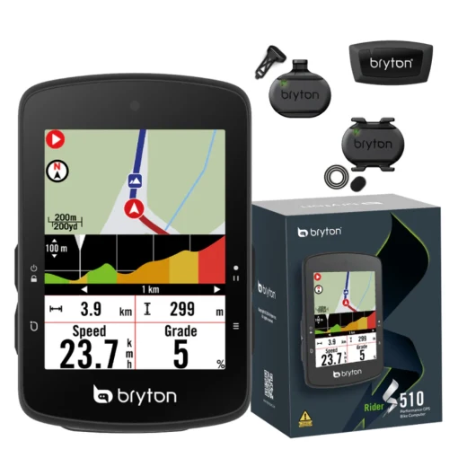 Bryton Rider S510 T GPS-Fahrradcomputer Schwarz