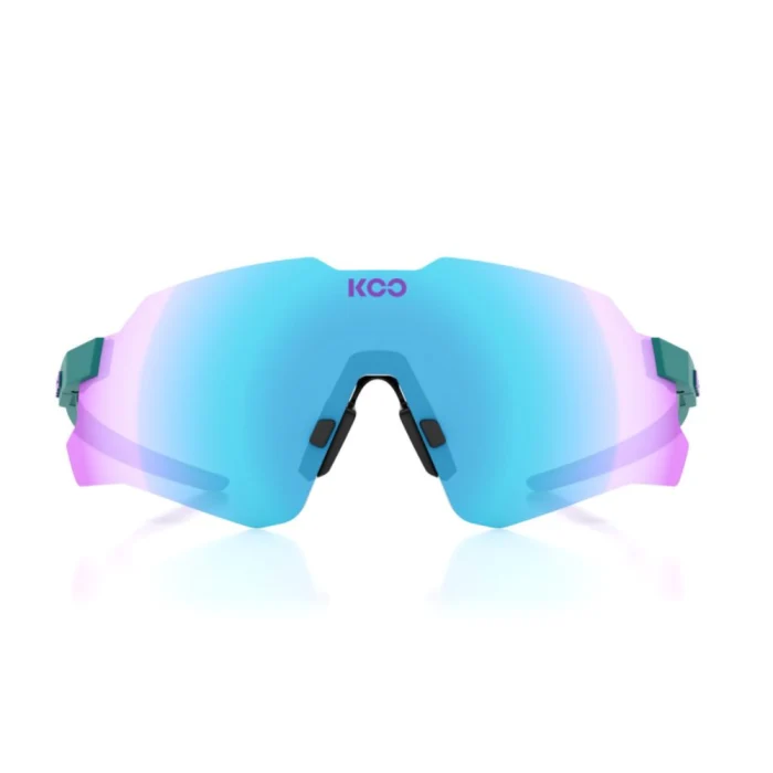Koo Nebula Sonnenbrille Matt Blaugrün/Dunkeltürkis
